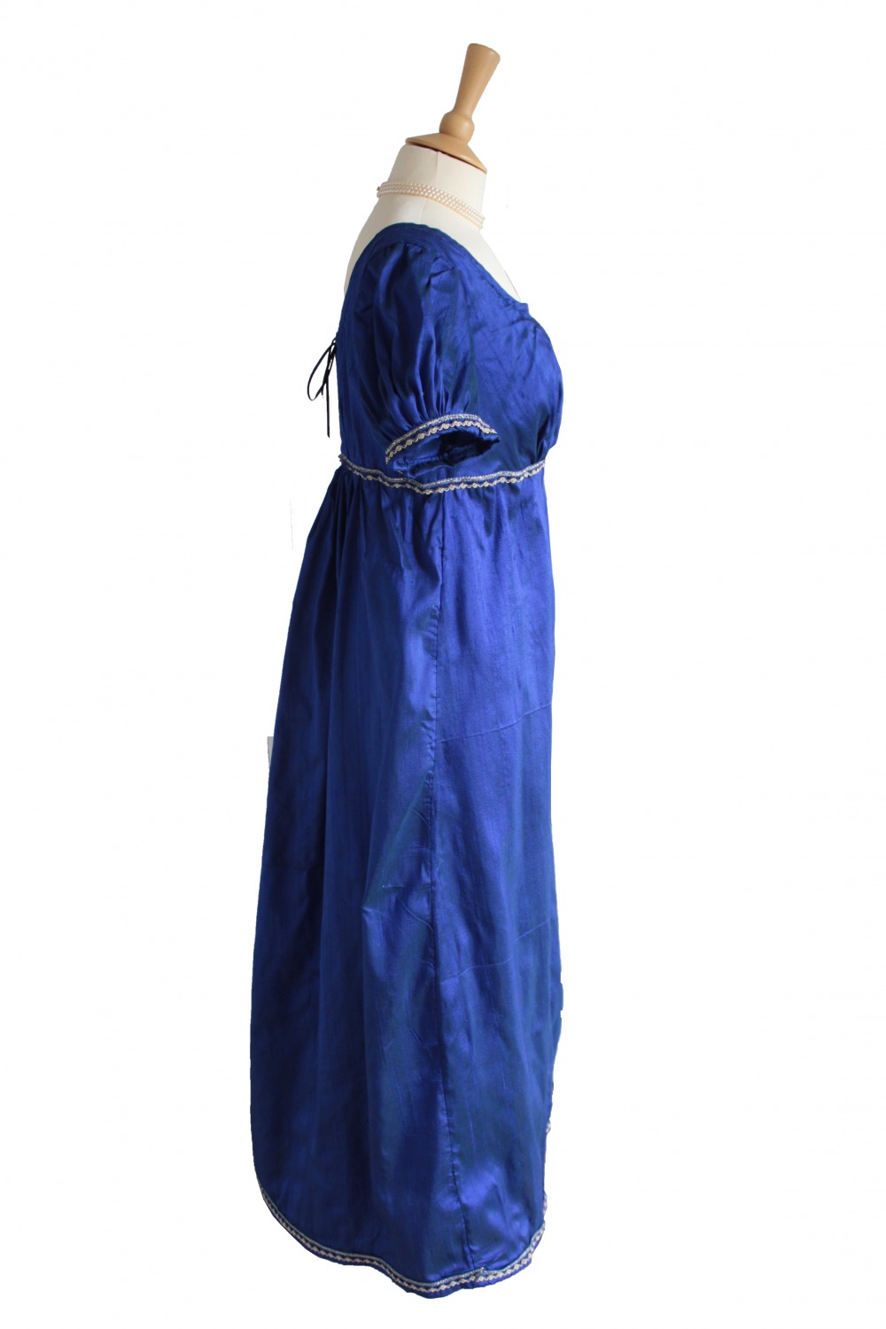 Ladies/ Older Girl's 19th Century Petite Jane Austen Regency Day Gown Costume Size 10 - 12 Image